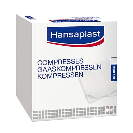 Hansaplast Gaaskompres 10 x 10 cm