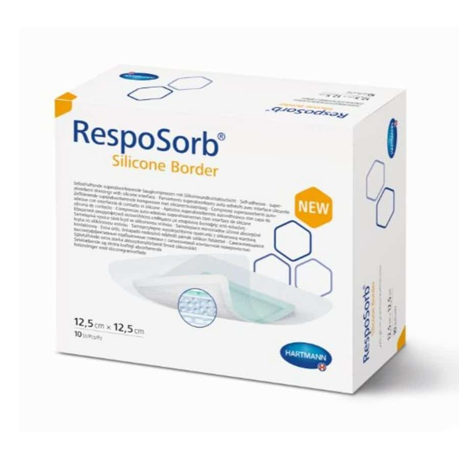 Hartmann Resposorb Silicone Border 12,5 x 12,5 cm