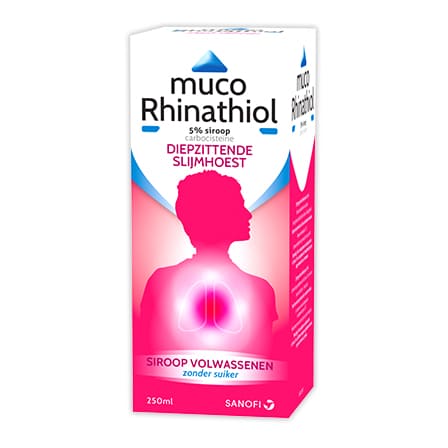 Muco Rhinathiol Siroop zonder Suiker Muco Rhinathiol Siroop zonder Suiker