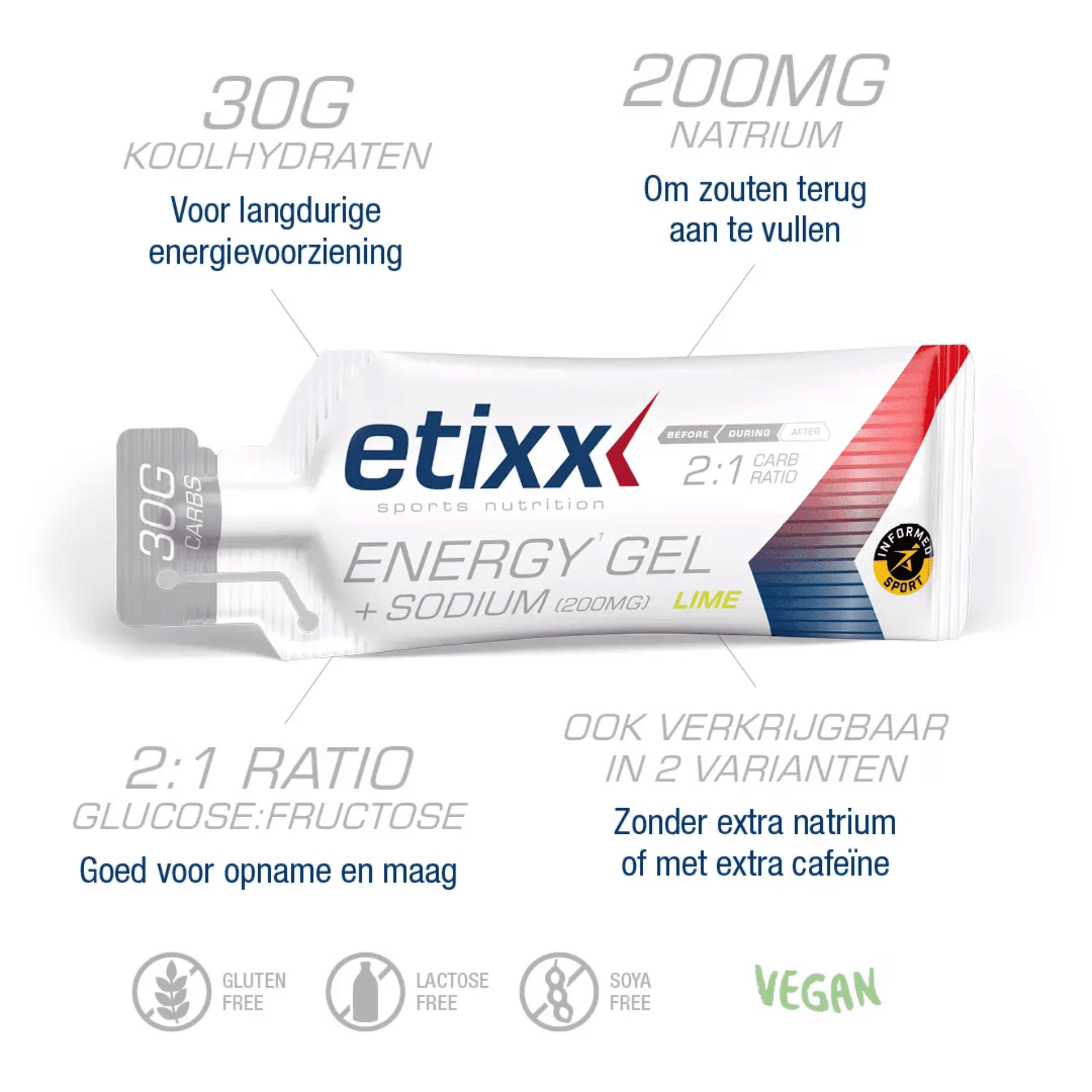 Etixx Energy Gel Cola 12x40ml Etixx Energy Gel Cola 12x40ml