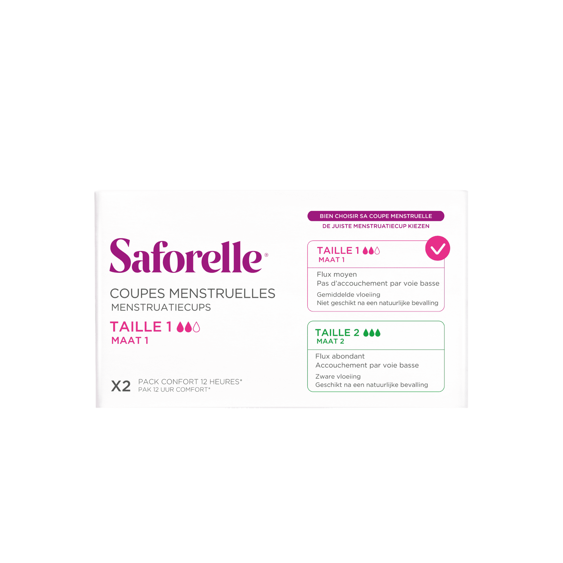 Saforelle Menstruatiecups Roze Saforelle Menstruatiecups Roze