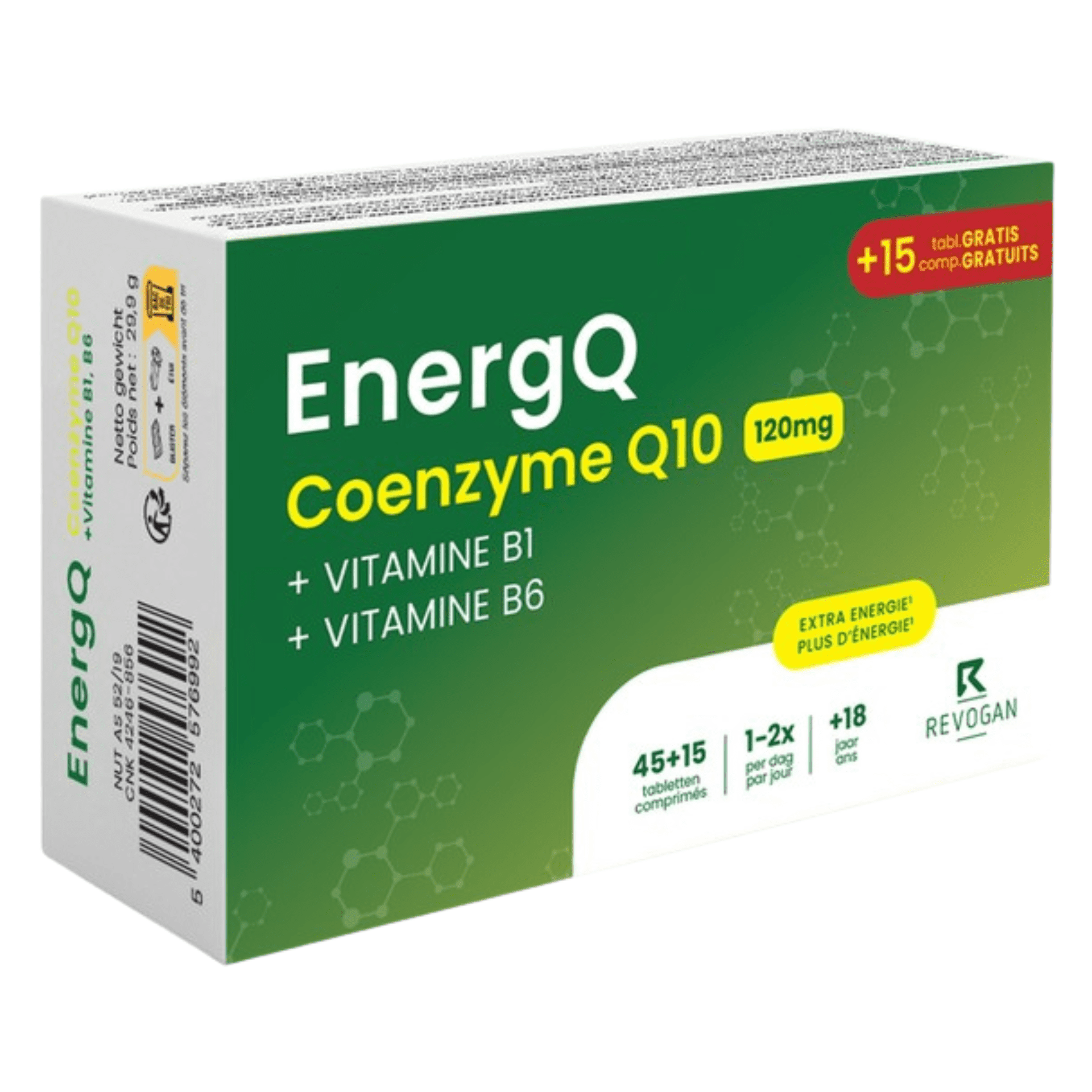 Coenzyme Q10 120mg Comp 45+15 Gratuit Revogan