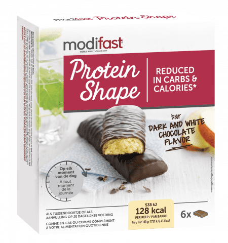 Modifast Protein Shape Reep Witte & Pure Chocolade