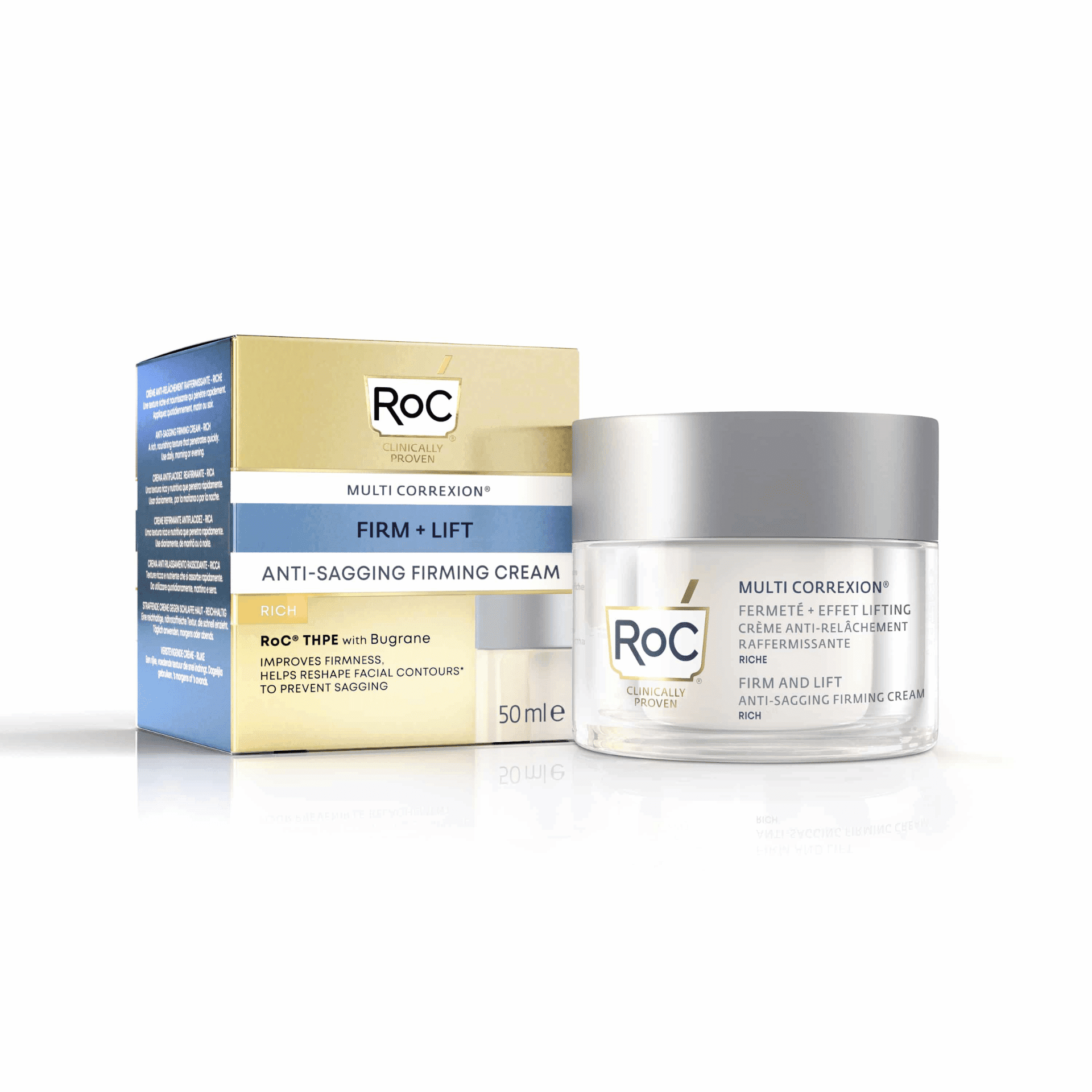 RoC Multi-Correxion Firm + Lift Crème Raffermissante Anti-relâchement Riche 50 ml
