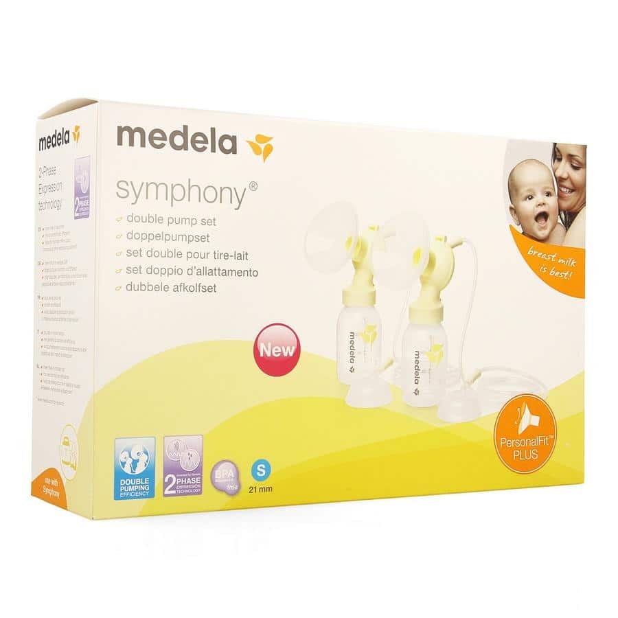 Medela Personalfit Plus Dubbele Afkolfset S 21 mm Medela Personalfit Plus Dubbele Afkolfset S 21 mm
