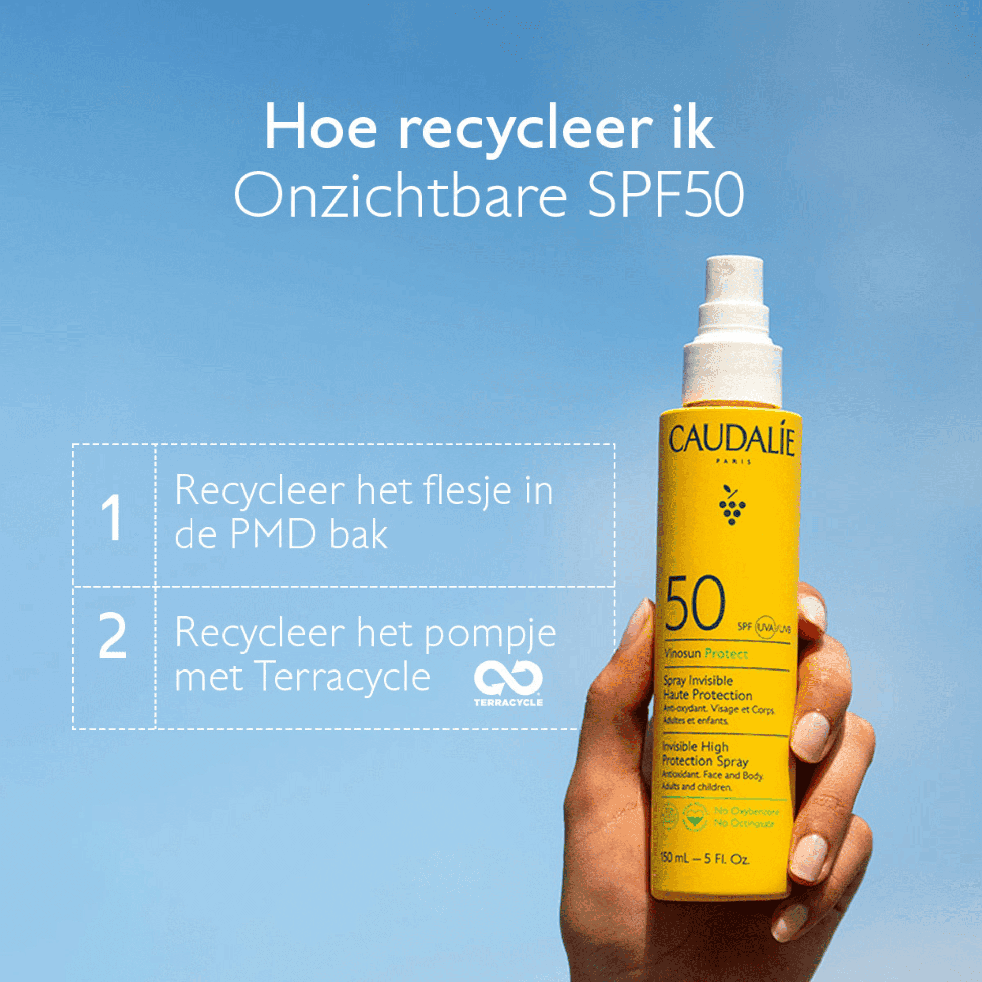 Caudalie Vinosun Protect Onzichtbare Zonnespray SPF 50