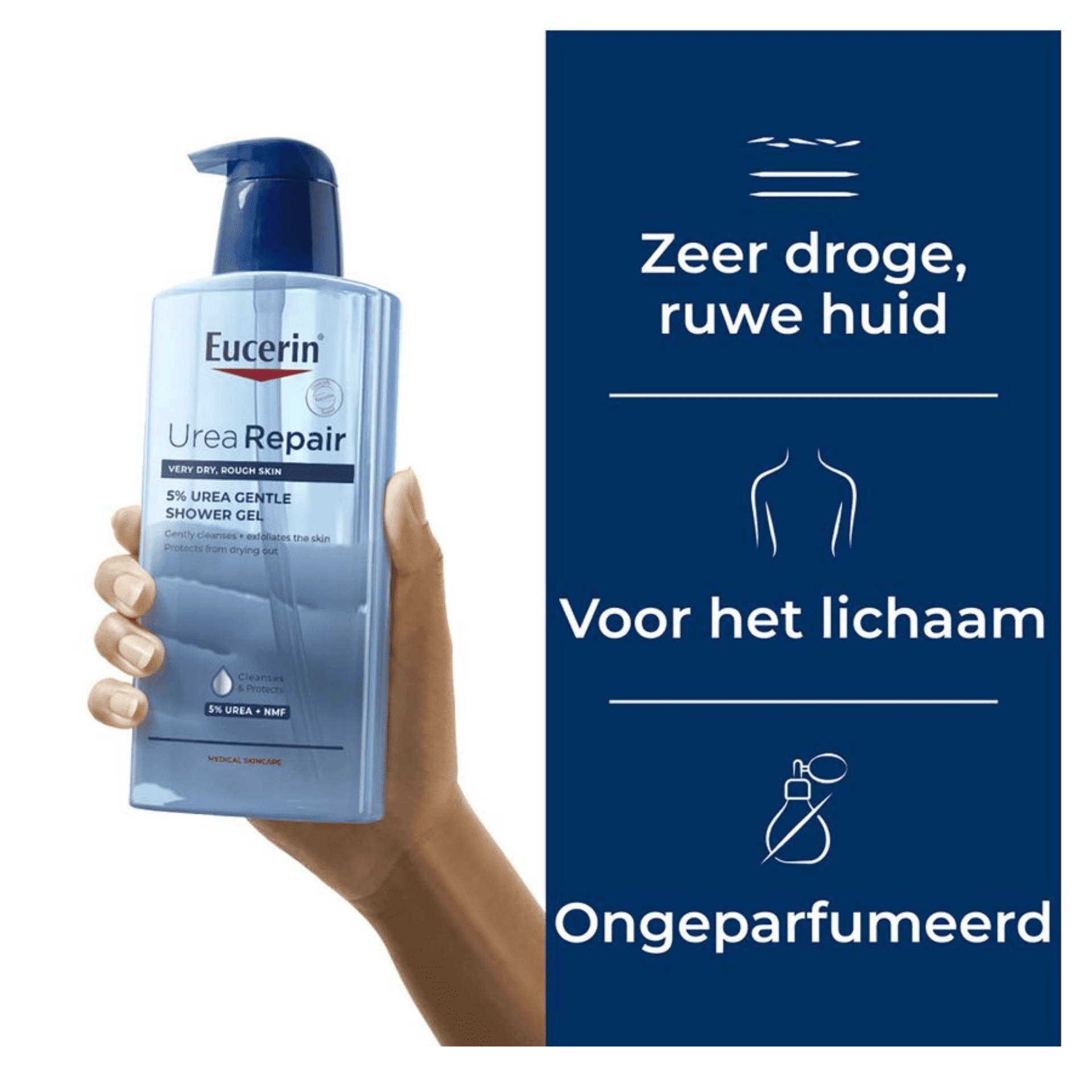 Eucerin UreaRepair Original 5% Urea Wasgel Pomp Eucerin UreaRepair Original 5% Urea Wasgel Pomp