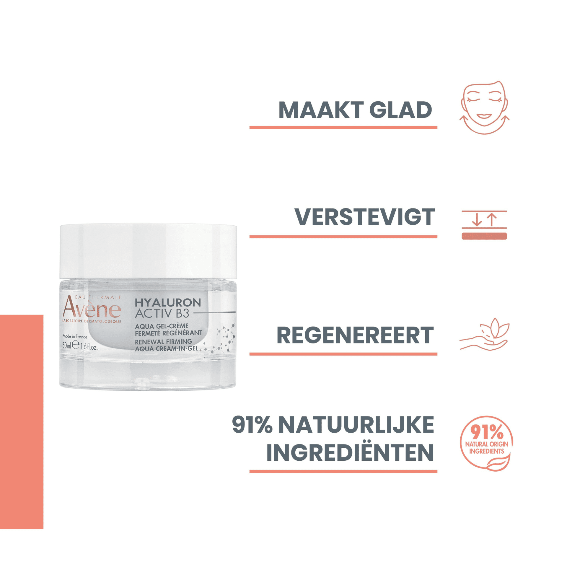 Avène Hyaluron Activ B3 Celvernieuwende Gel-Crème Avène Hyaluron Activ B3 Celvernieuwende Gel-Crème