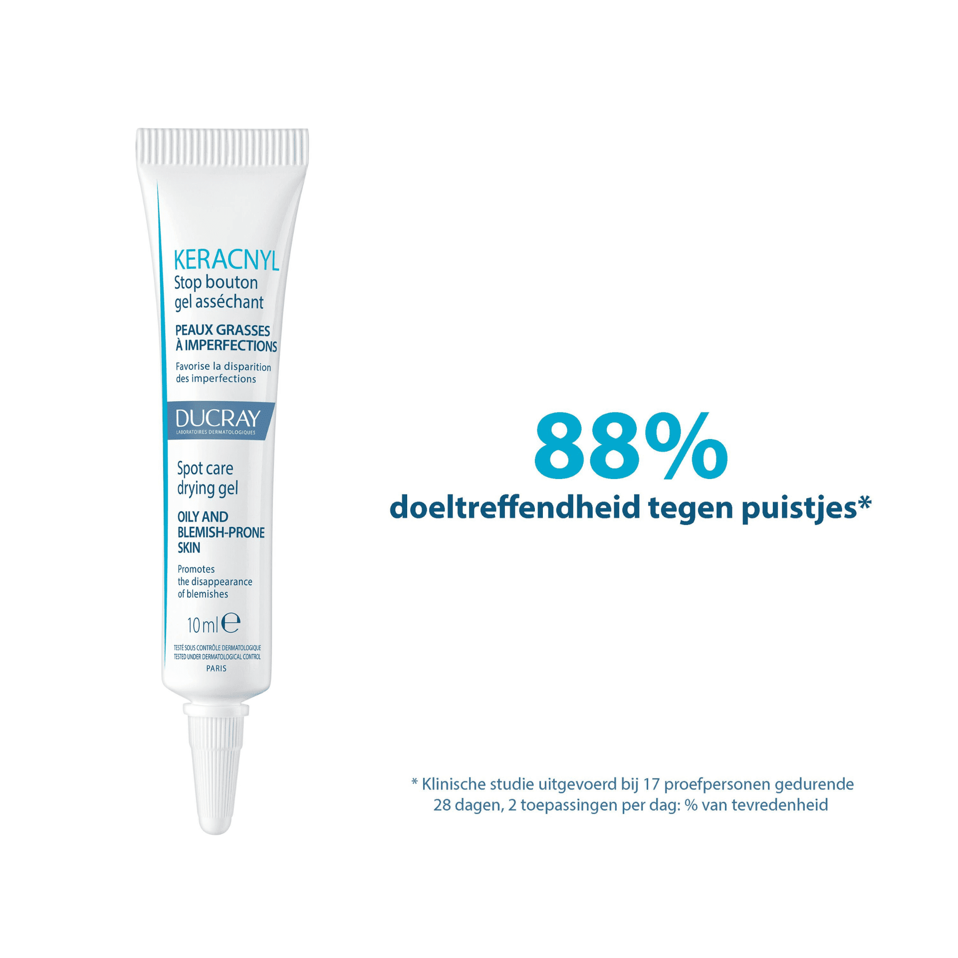 Ducray Keracnyl Uitdrogende Gel tegen Puistjes