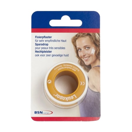 Bsn Medical Leukopor Kleefpleister 2,5 cm x 5 m Bsn Medical Leukopor Kleefpleister 2,5 cm x 5 m