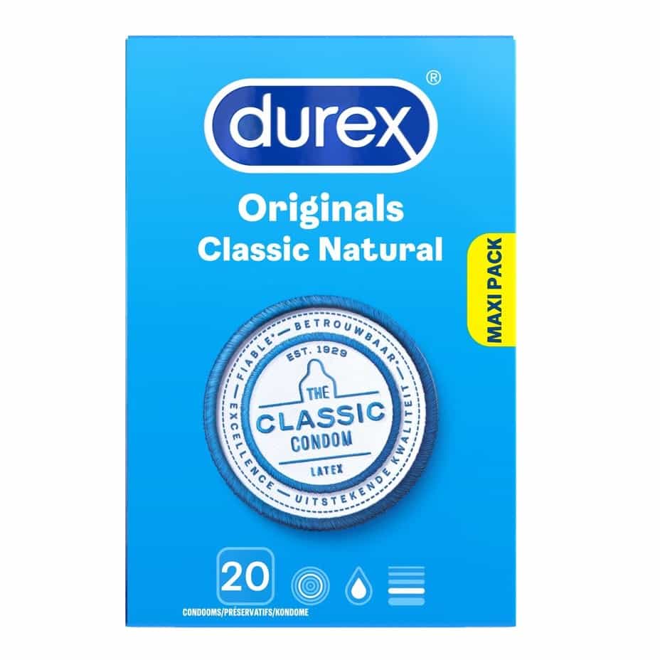 Durex Classic Natural Condooms Maxi Pack Durex Classic Natural Condooms Maxi Pack