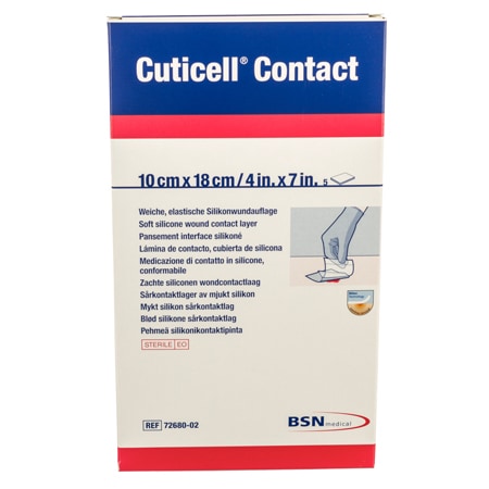 Bsn Medical Cuticell Contact Gaaskompres 10 x 18 cm