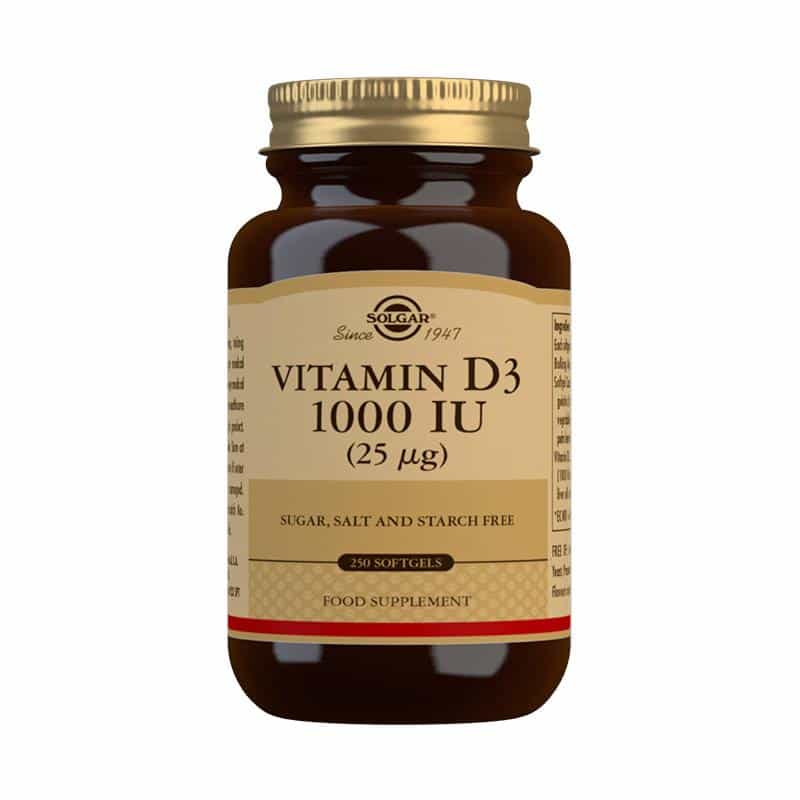 Solgar Vitamine D3 25 µg/1000 IU Solgar Vitamine D3 25 µg/1000 IU