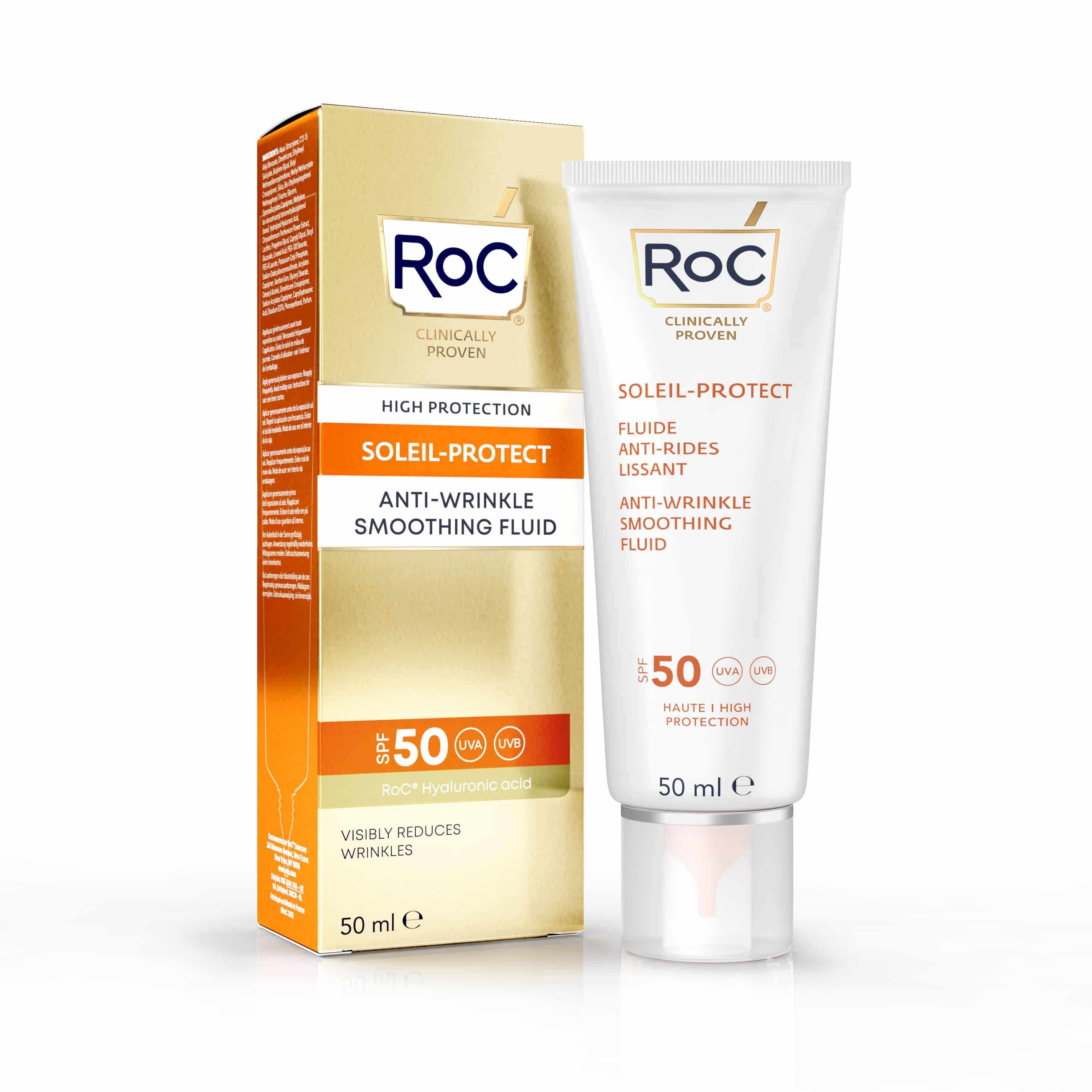 RoC Soleil-Protect Anti-Wrinkle Smoothing Fluid SPF50 RoC Soleil-Protect Anti-Wrinkle Smoothing Fluid SPF50