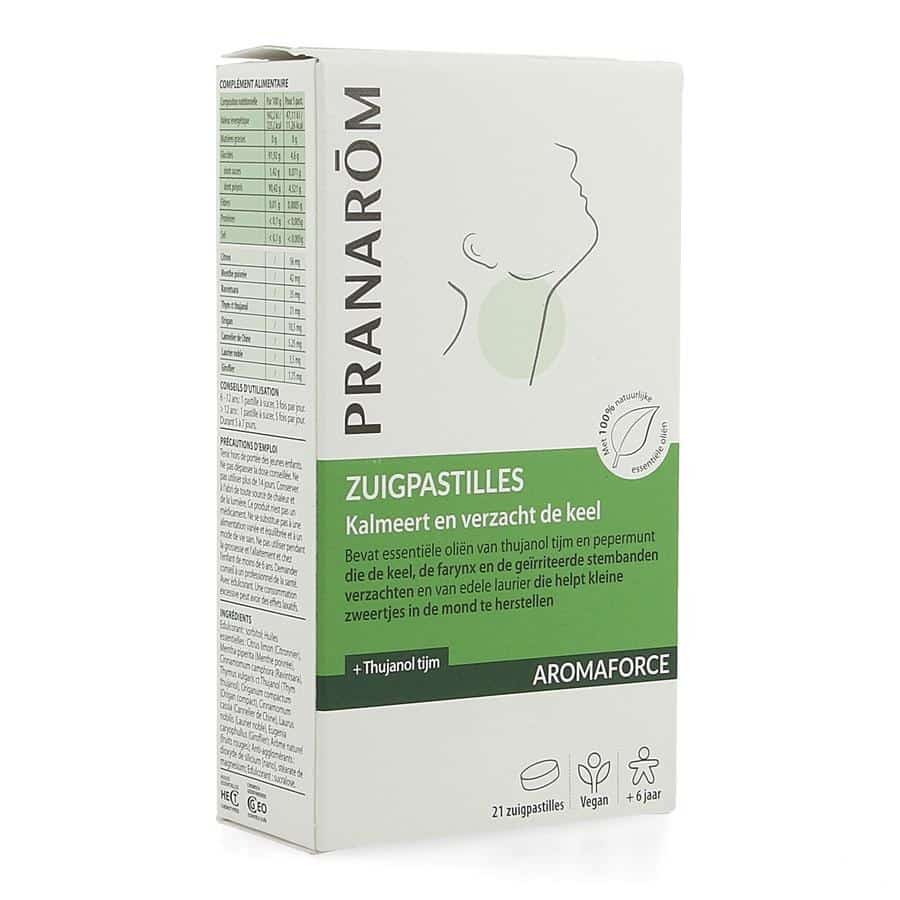 Pranarom Aromaforce Zuigpastilles Pranarom Aromaforce Zuigpastilles