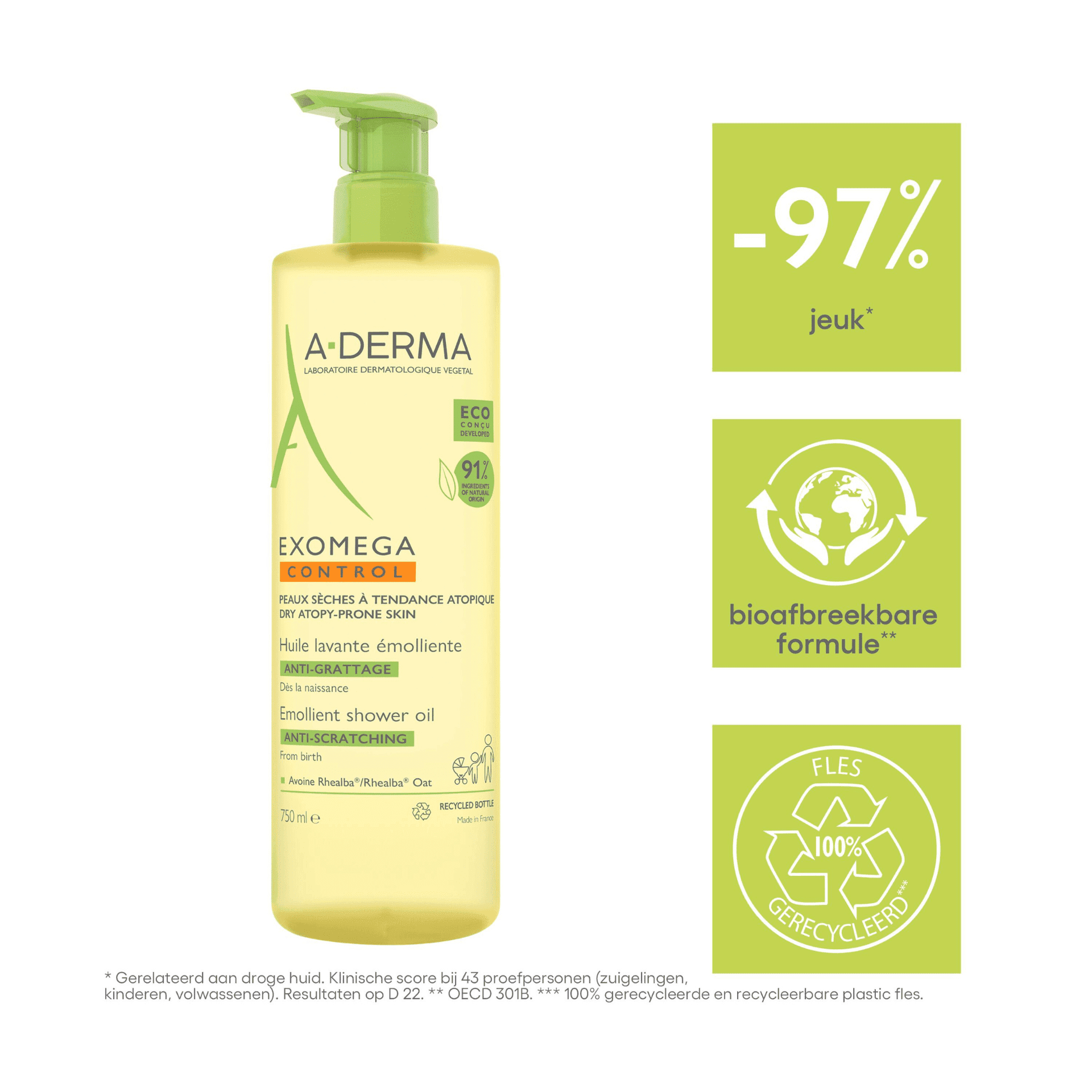 A-Derma Exomega Control Emolliërende Wasolie A-Derma Exomega Control Emolliërende Wasolie