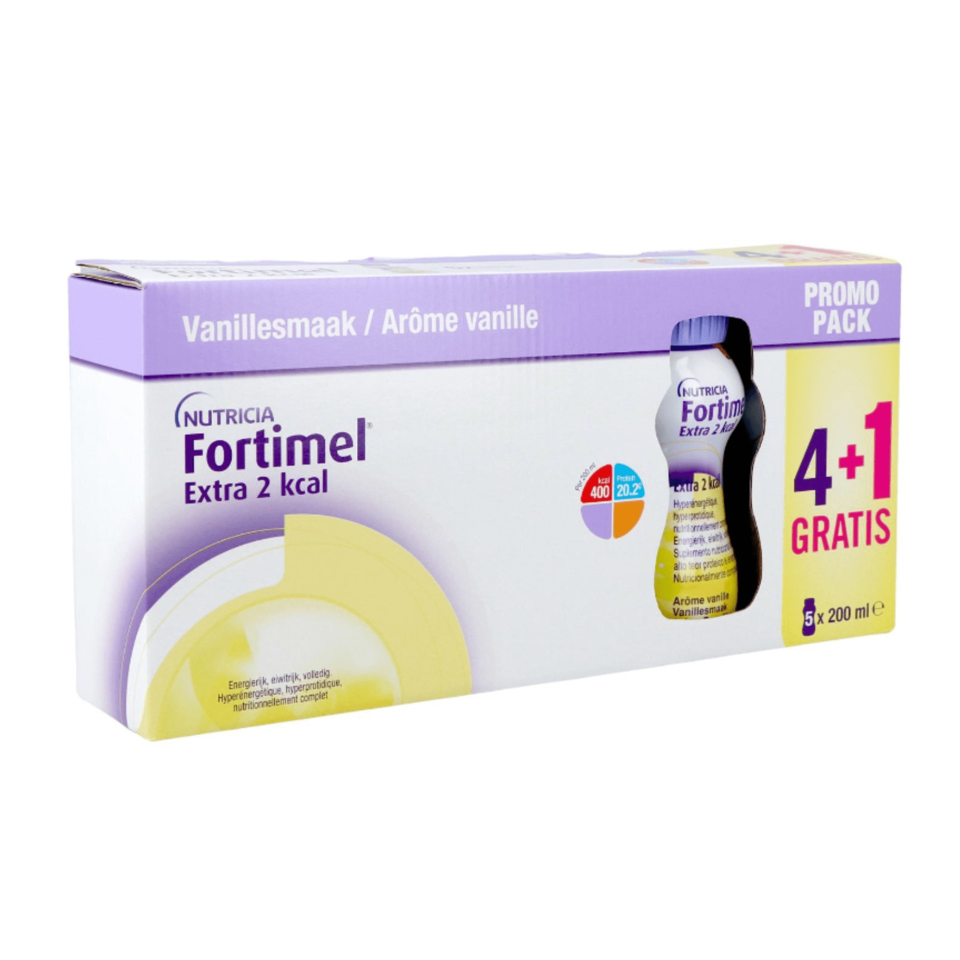 Fortimel Vanille Extra 2 Kcal Promopack 4+1 