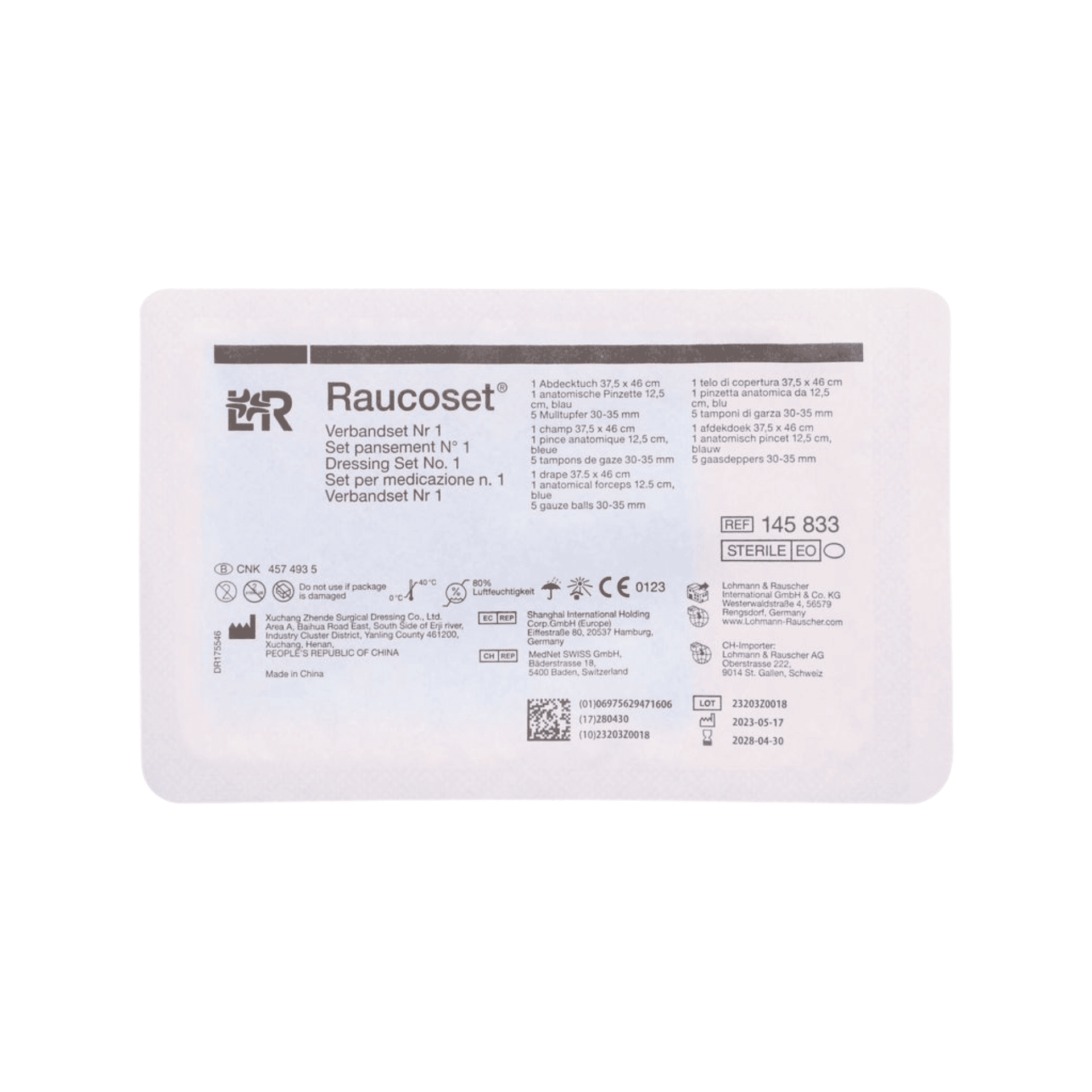 Raucoset Set Pansement Nr 1 165833 Raucoset Set Pansement Nr 1 165833