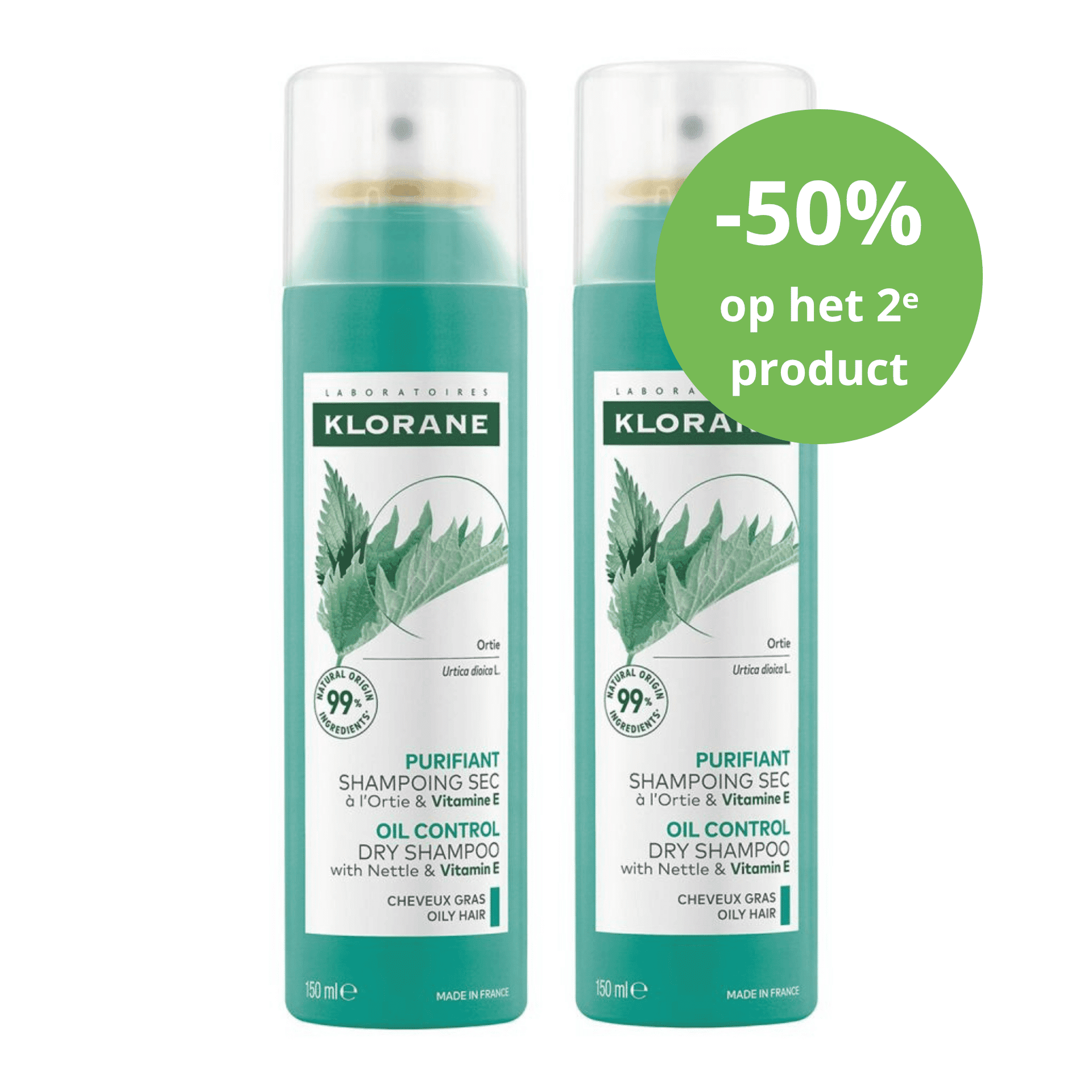 Klorane Capil. Sh Sec Ortie 2x150ml Promo Nf