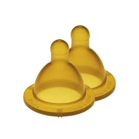 Goldi Sauger Zuigspeen Natuurlijke Vorm Brede Hals 8+ maanden Goldi Sauger Zuigspeen Natuurlijke Vorm Brede Hals 8+ maanden