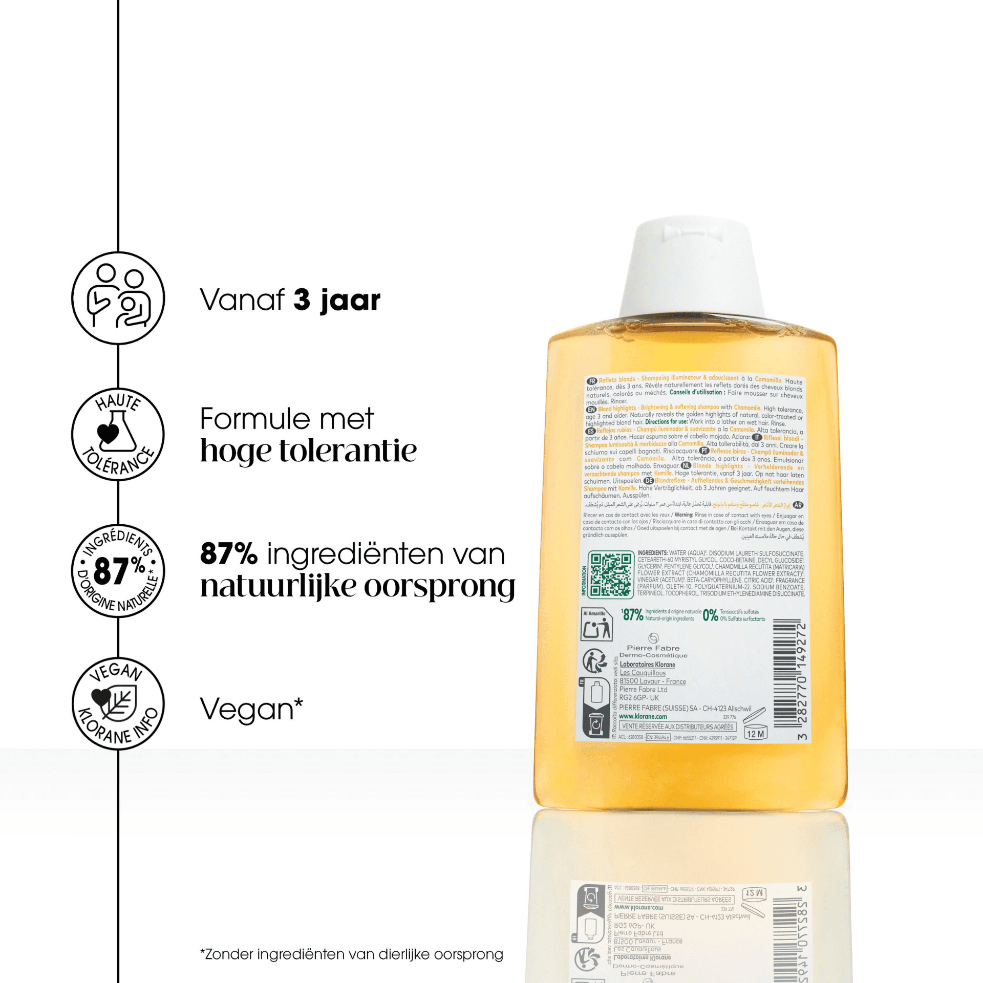 Klorane Kamille Shampoo voor Blonde Highlights