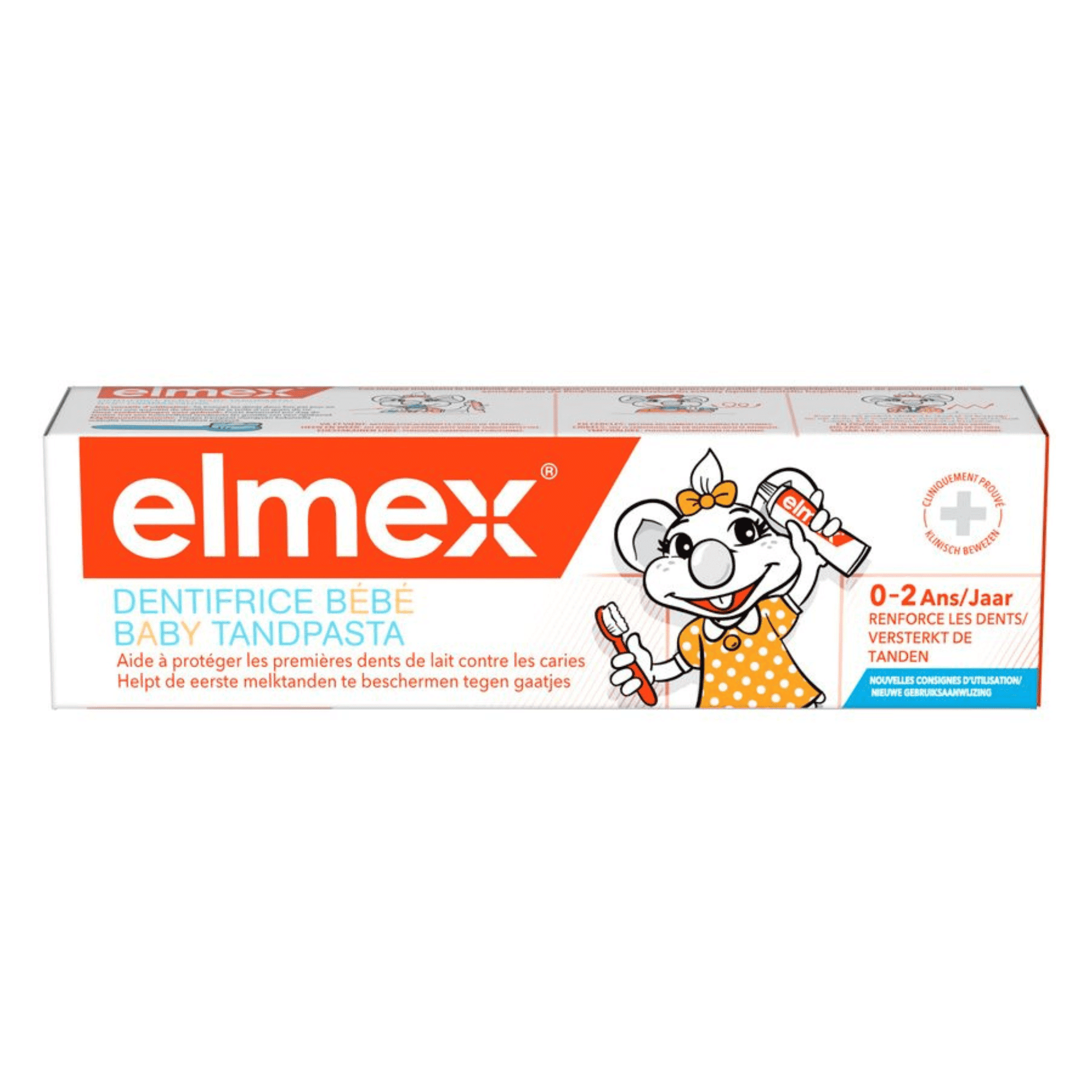 ELMEX BABY DENTIFRICE 0-2A 50 ML NF ELMEX BABY DENTIFRICE 0-2A 50 ML NF