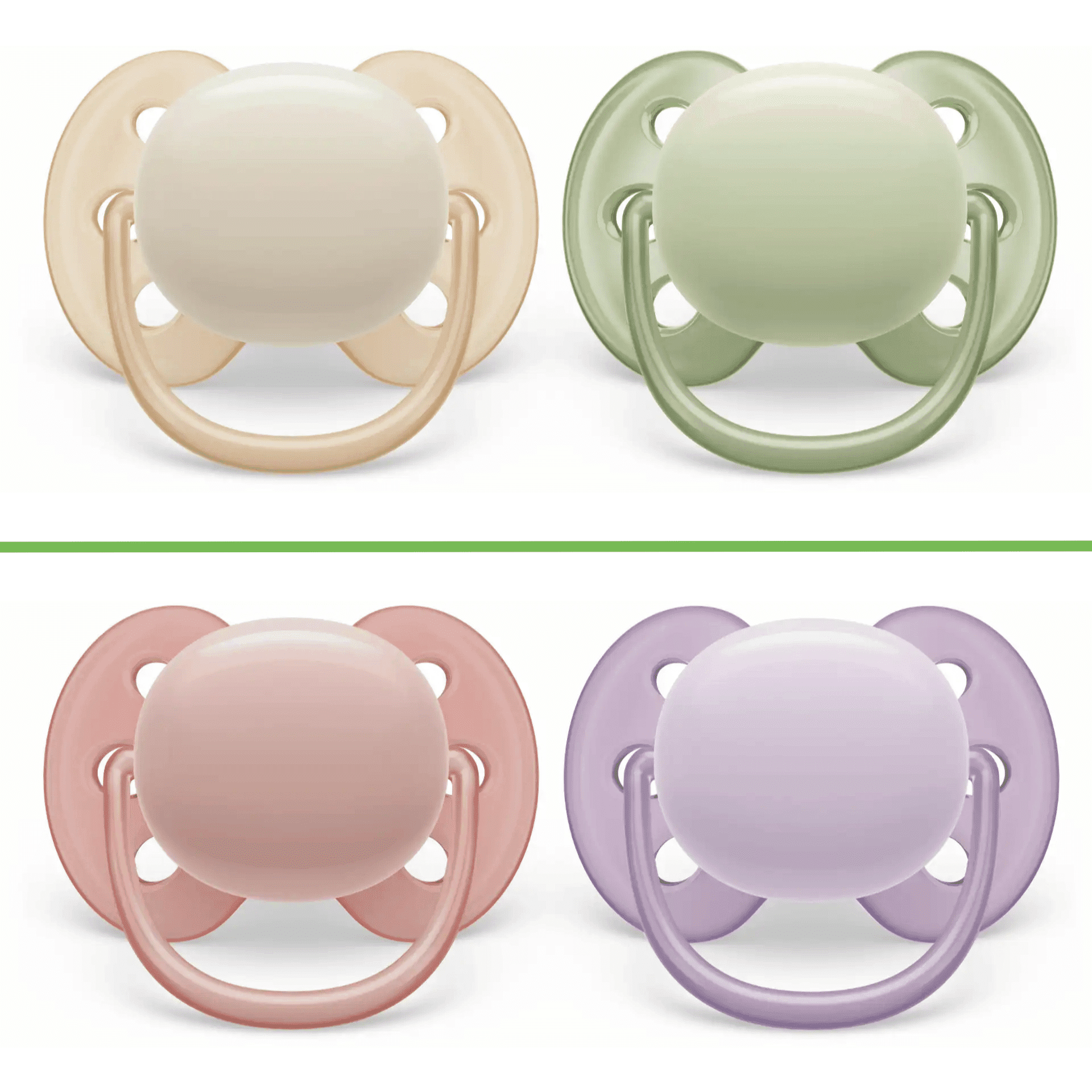 Avent Ultra Soft Fopspeen 0-6M Mix SCF091/32 Avent Ultra Soft Fopspeen 0-6M Mix SCF091/32