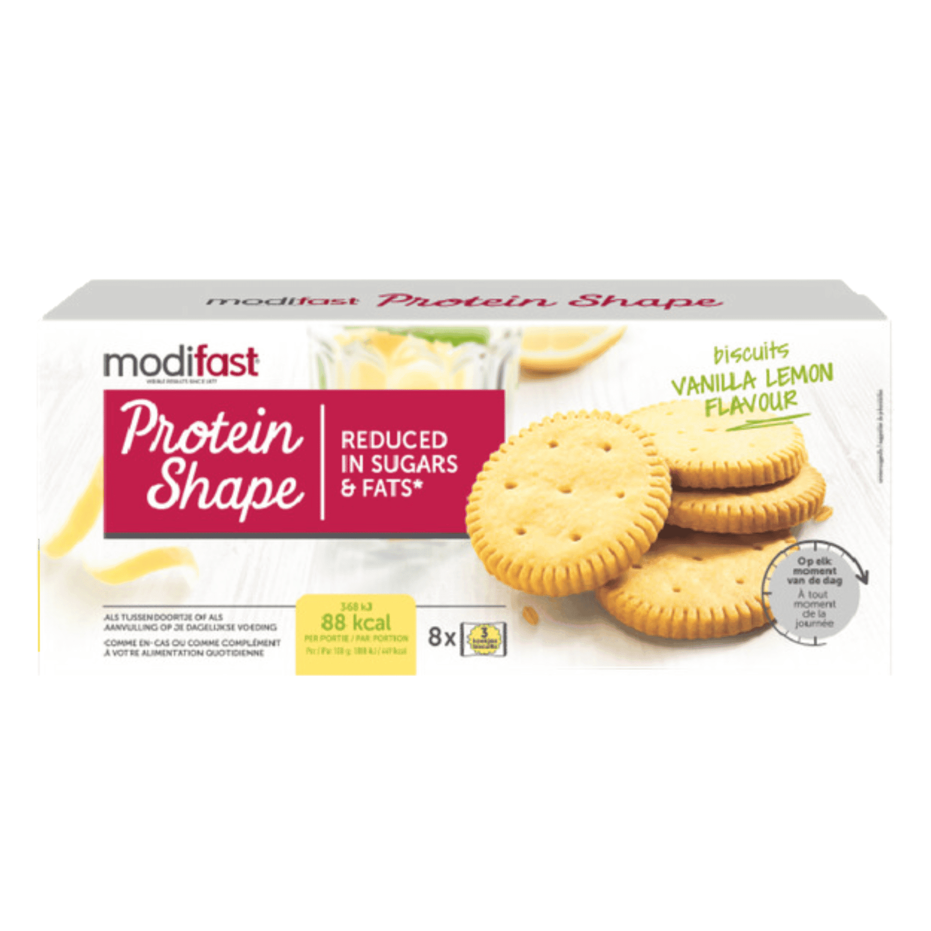 Modifast Protein Shape Biscuits Vanilla-Lemon Modifast Protein Shape Biscuits Vanilla-Lemon