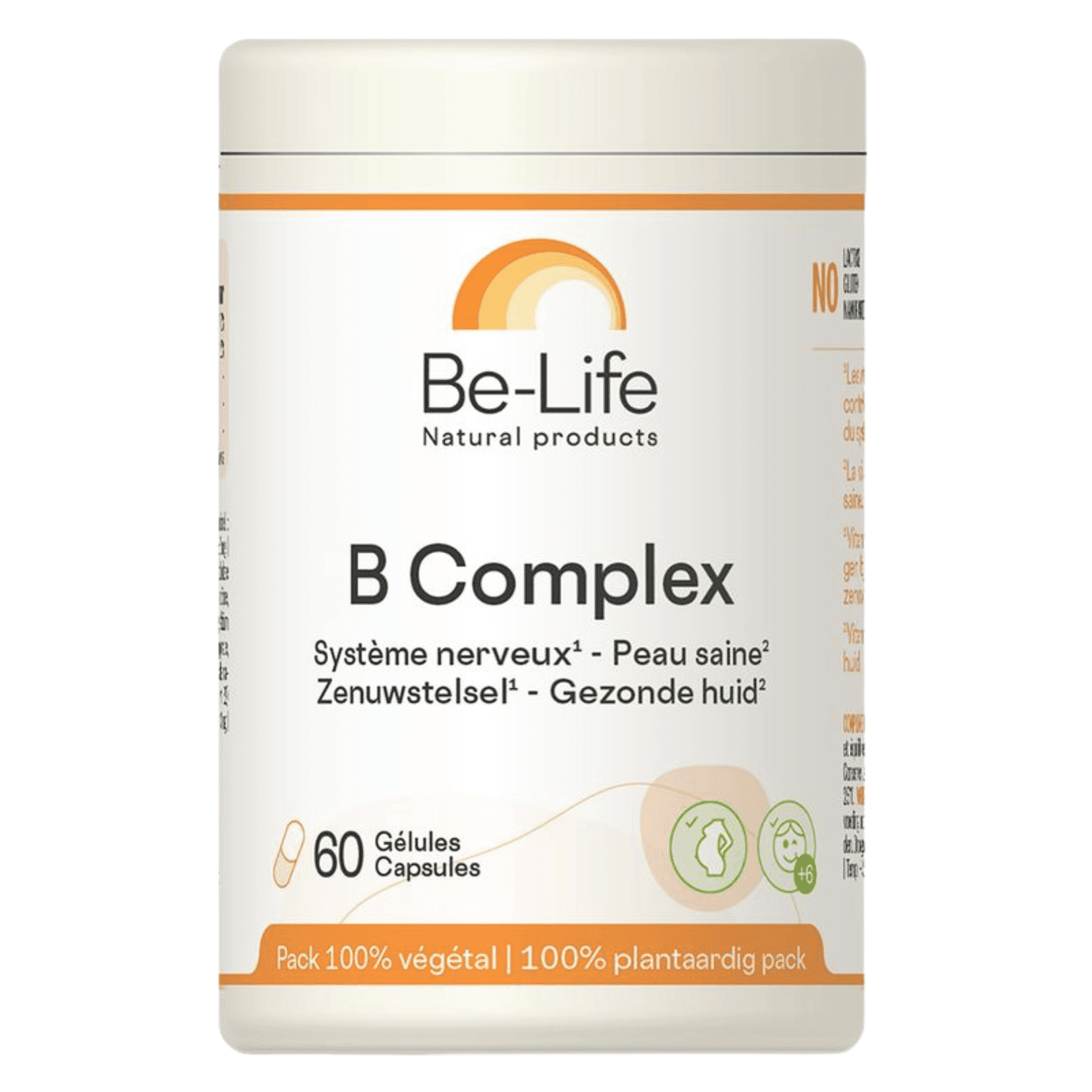 B Complex Vitamin Be Life Nf Caps 60 Rempl.2750834