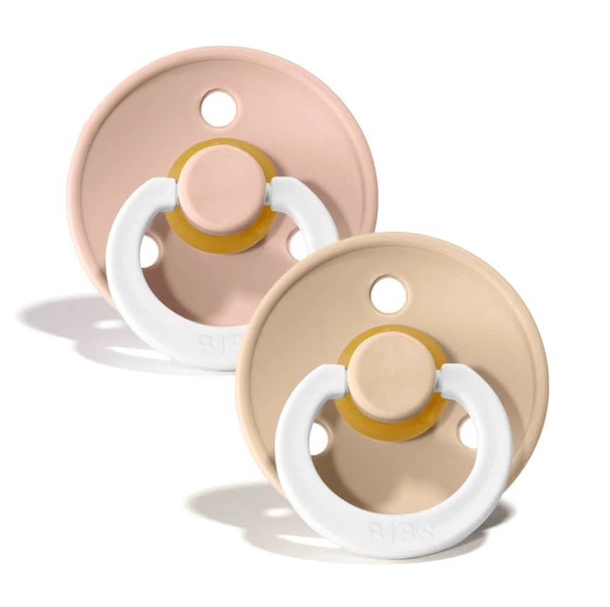 Bibs Fopspeen Duo Night Vanilla/Blush 18+ Bibs Fopspeen Duo Night Vanilla/Blush 18+
