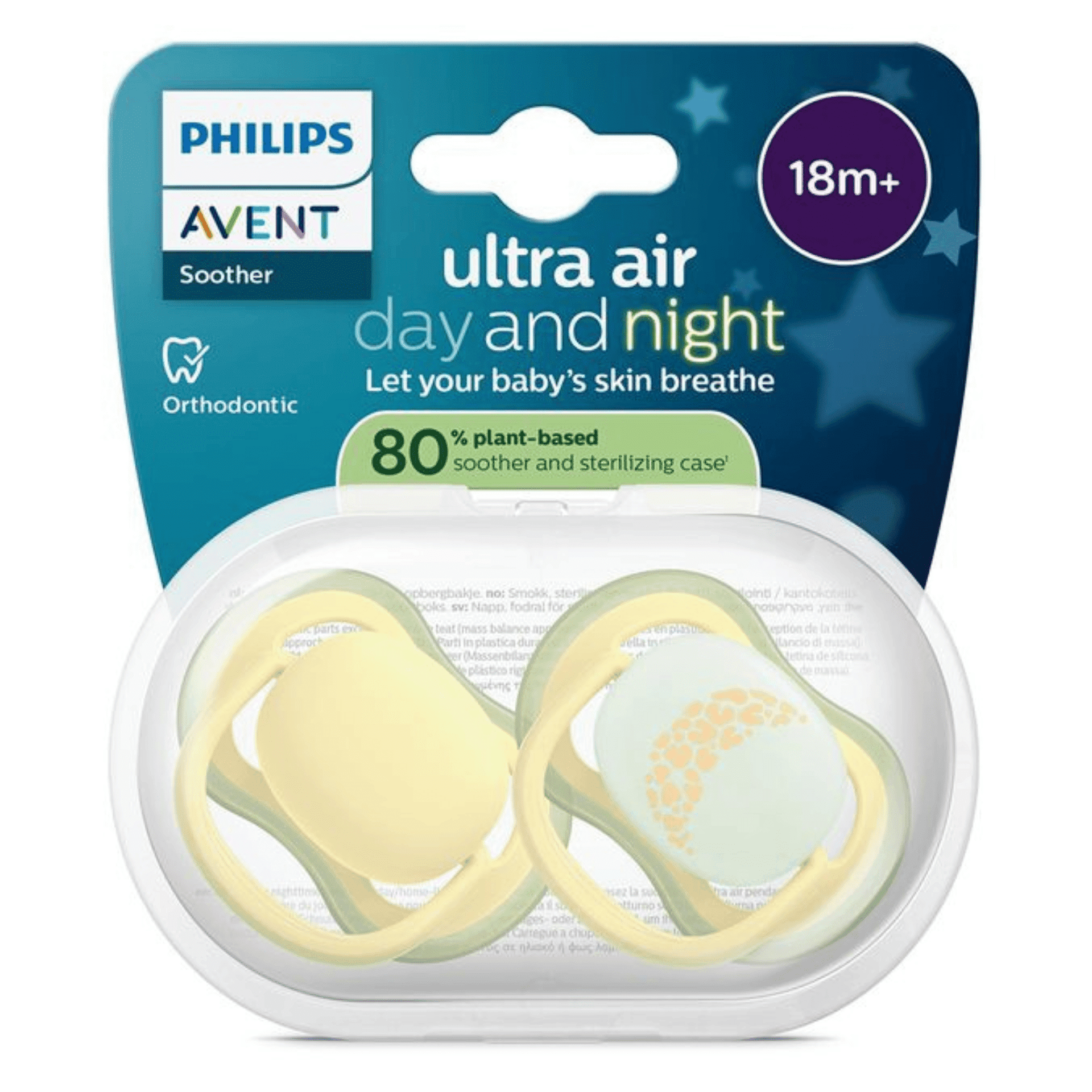 Philips Avent Sucette +18m Air Nuit/jour 2