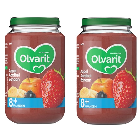 Olvarit Fruit-Appel-Aardbei-Banaan 8+ Olvarit Fruit-Appel-Aardbei-Banaan 8+