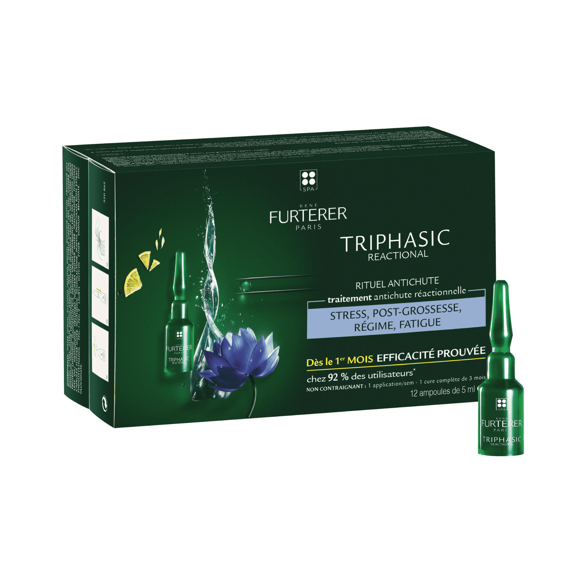 Furterer Triphasic Reactional Amp 12x5ml Nf Furterer Triphasic Reactional Amp 12x5ml Nf