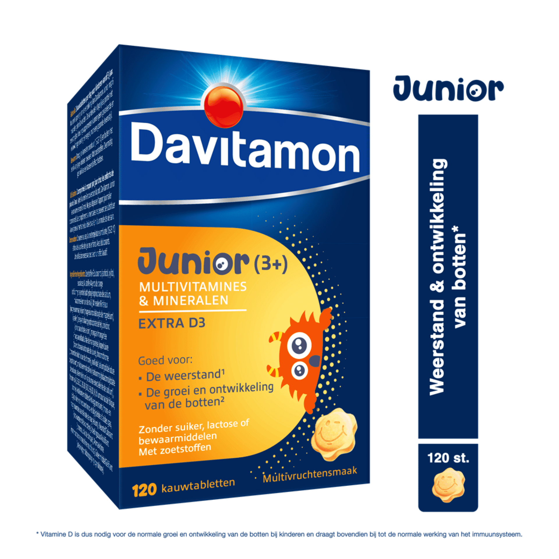 Davitamon Junior Multivitamines & Mineralen Multivruchten