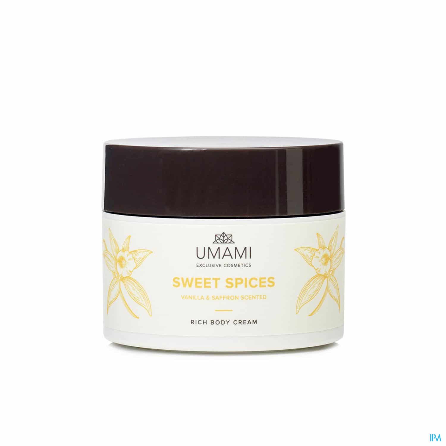 Umami Sweet Spices Vanille&saffraan Body Cr 250ml