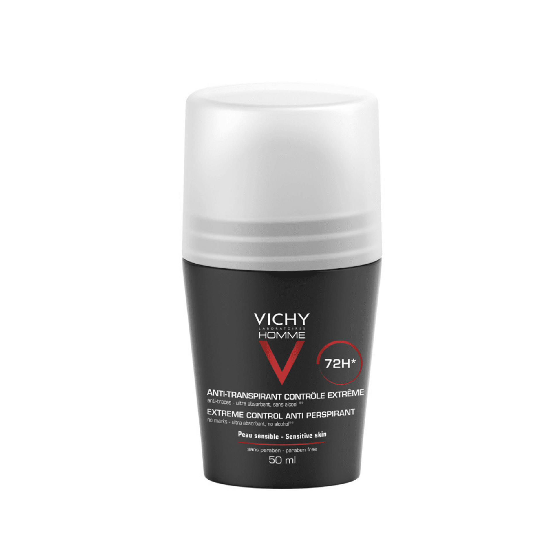 Vichy Homme Deo Roll-On Anti-Transpirant 72h