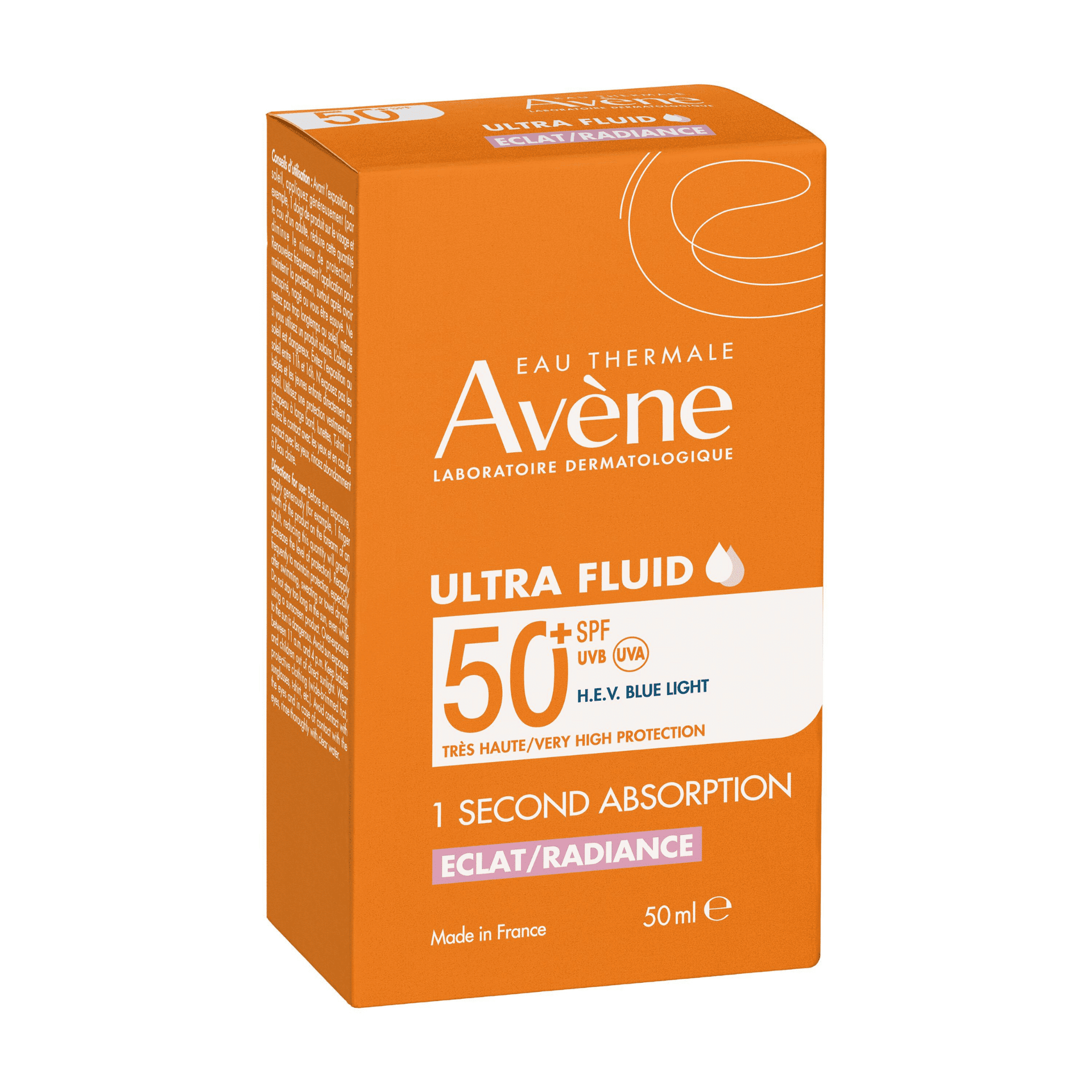 Avene Sol Spf50+ Ultra Fluid Eclat Radiance 50ml