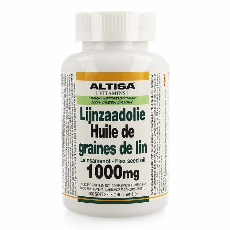 Altisa Lijnzaadolie 1000 mg Altisa Lijnzaadolie 1000 mg