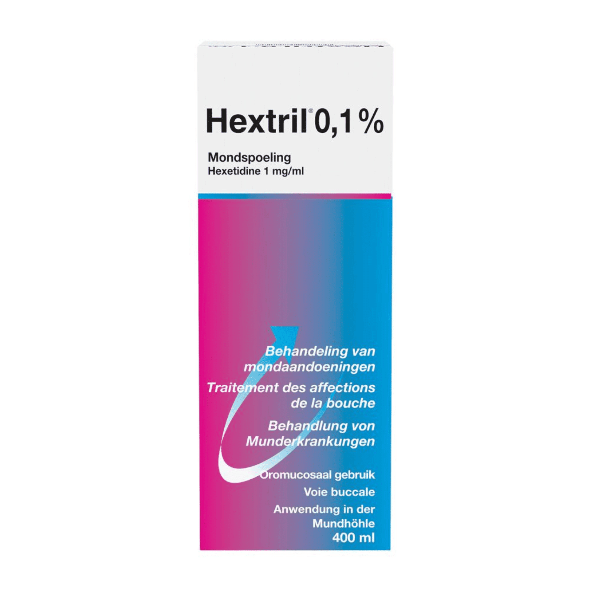 Hextril 0,1% Mondspoeling Hextril 0,1% Mondspoeling