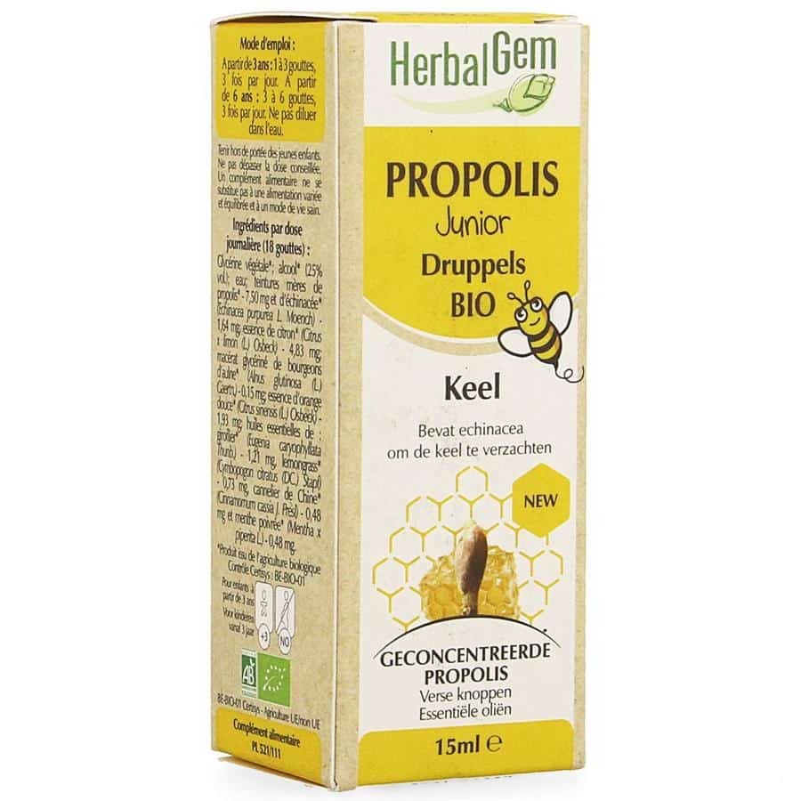 HerbalGem Propolis Junior Druppels HerbalGem Propolis Junior Druppels