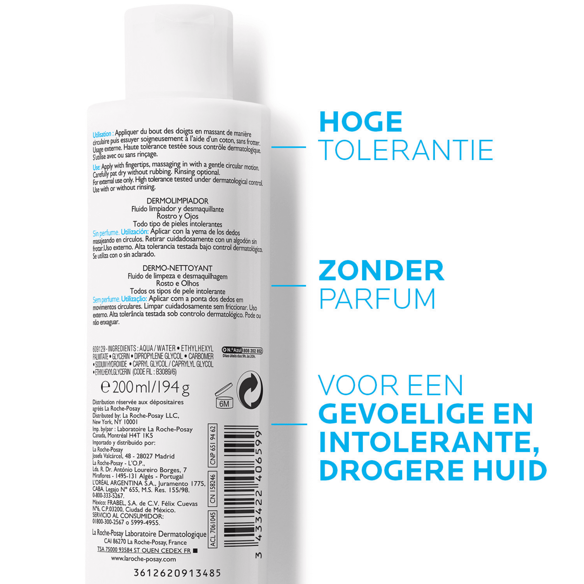 La Roche-Posay Toleriane Dermo-Nettoyant