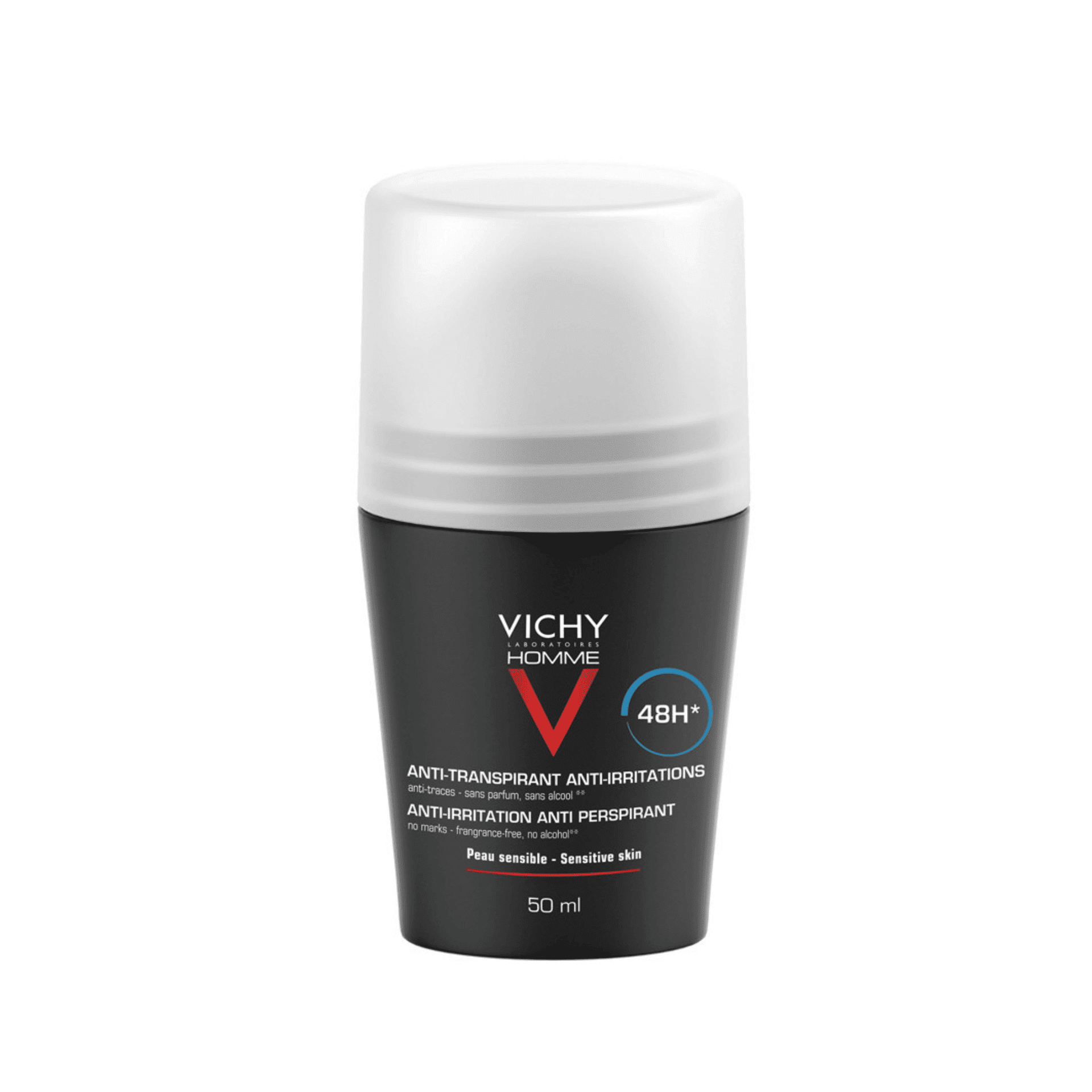 Vichy Homme Antitranspirant tegen Irritatie 48U Roller Vichy Homme Antitranspirant tegen Irritatie 48U Roller