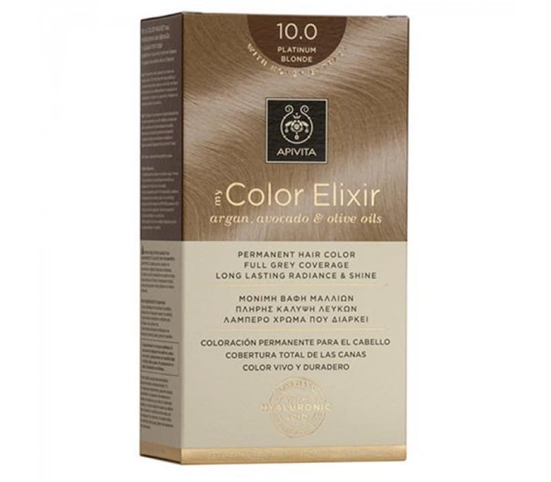 Apivita My Color Elixir 10.0 Platinum Blonde 2 Apivita My Color Elixir 10.0 Platinum Blonde 2