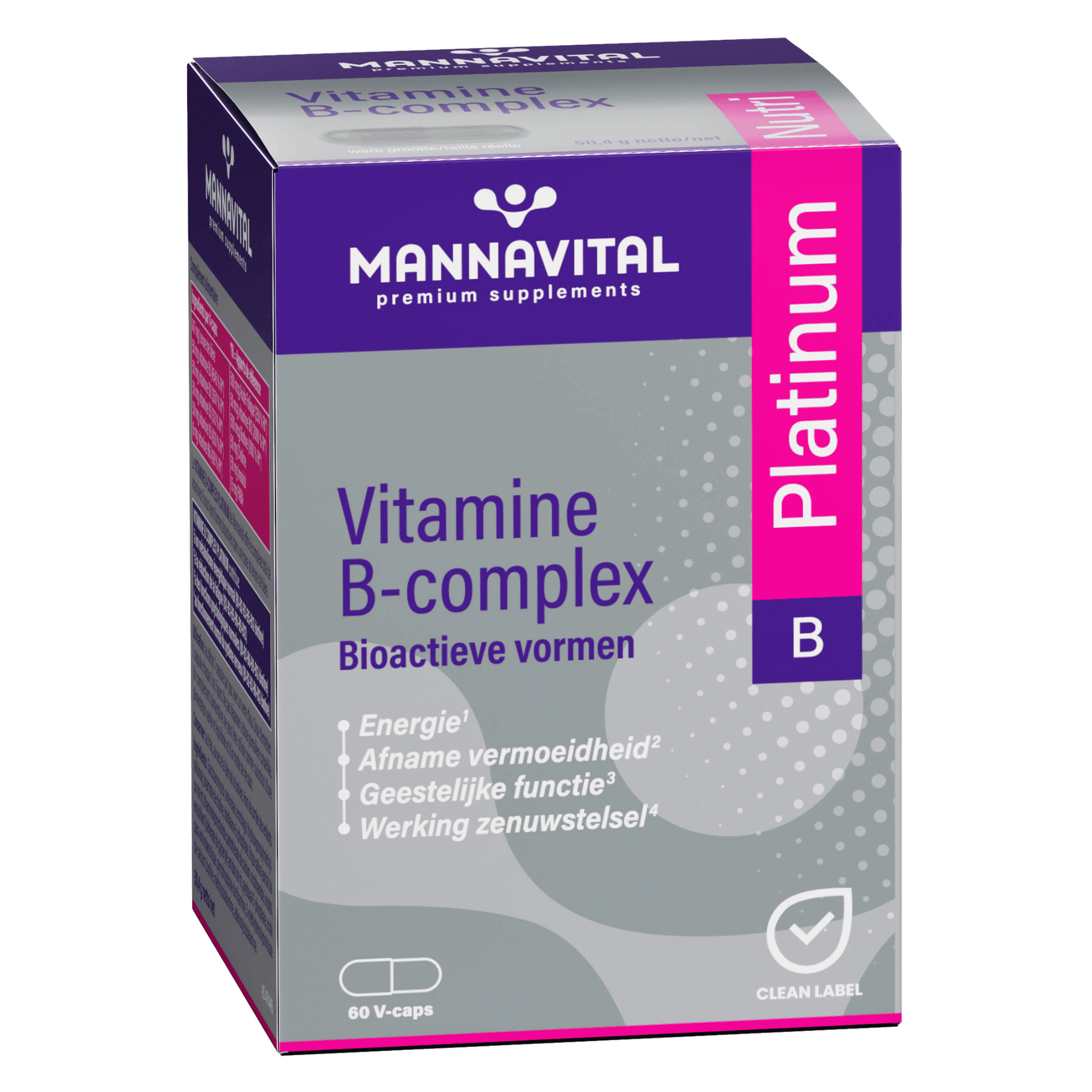 Mannavital Platinum Vitamine B-Complex Mannavital Platinum Vitamine B-Complex