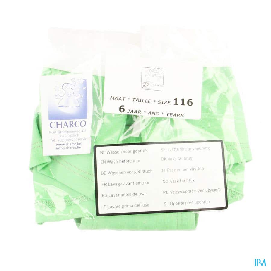 Charco Broekje Nachtwekker Meisje Groen Maat 116 Charco Broekje Nachtwekker Meisje Groen Maat 116