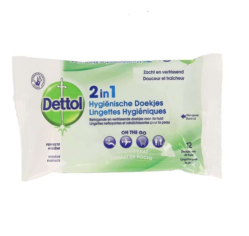 Dettol 2-in-1 Hygiënische Doekjes Dettol 2-in-1 Hygiënische Doekjes