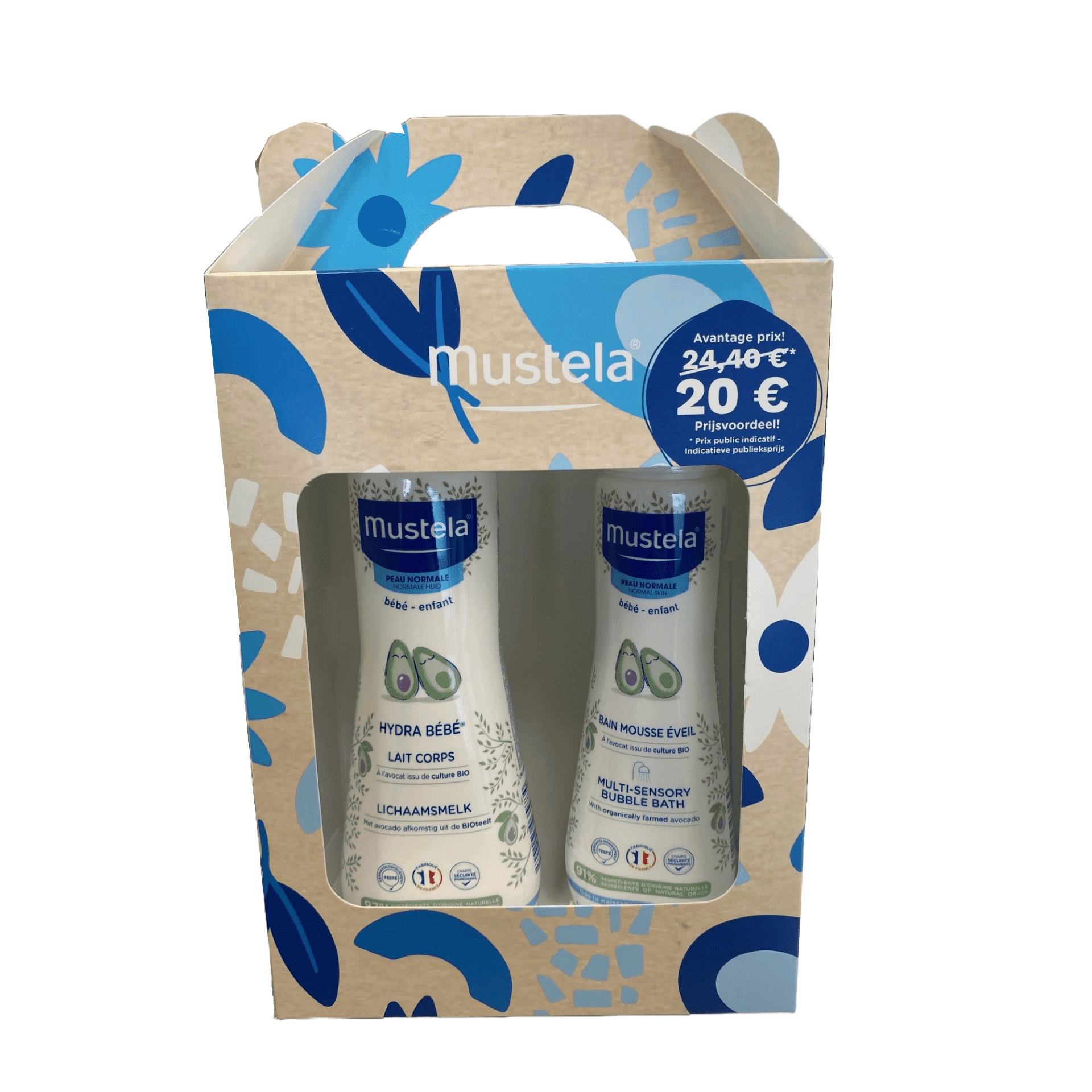 Coffret Mustela « Rituel du bain » pour peaux normales