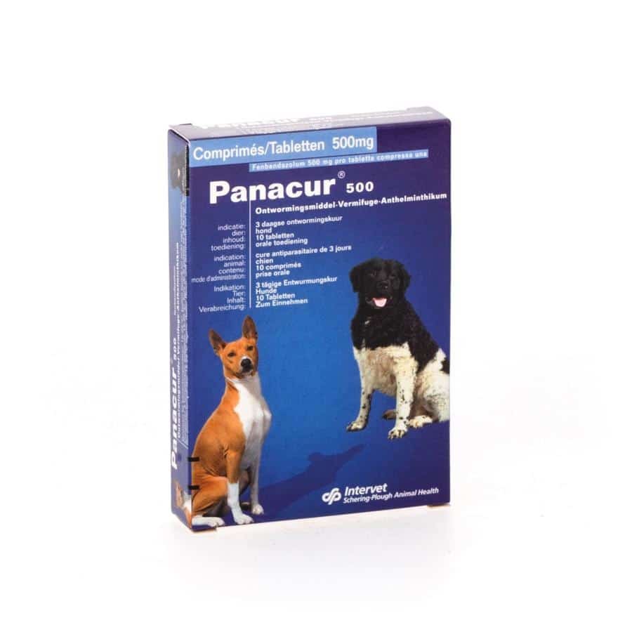 Panacur 500 mg Ontwormingskuur Panacur 500 mg Ontwormingskuur
