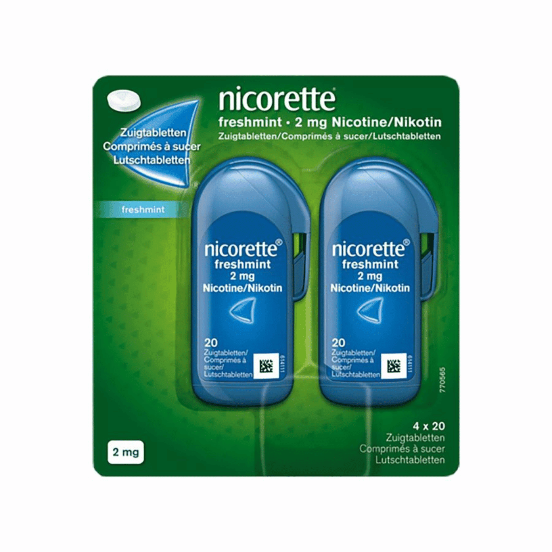 Nicorette Freshmint 2mg Comp A Sucer S/sucre 80 Nf