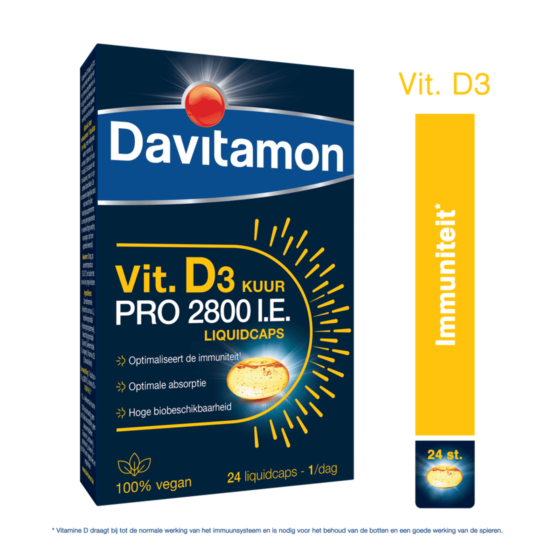 Davitamon Vitamine D3 Pro 2800 IE Davitamon Vitamine D3 Pro 2800 IE